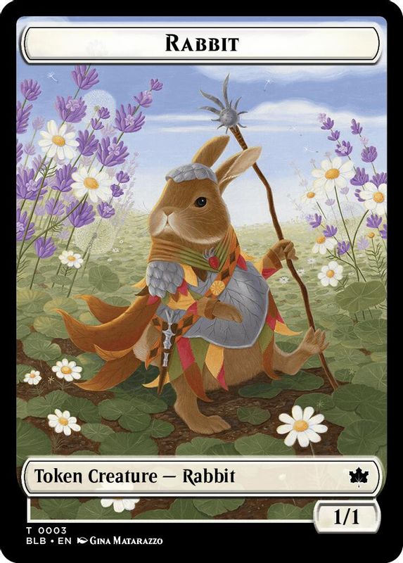 Rabbit // Fish Double-Sided Token - 3 // 7 - Token