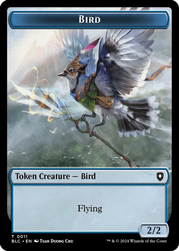 Bird (011) // Fish Double-Sided Token - 11 // 16 - Token