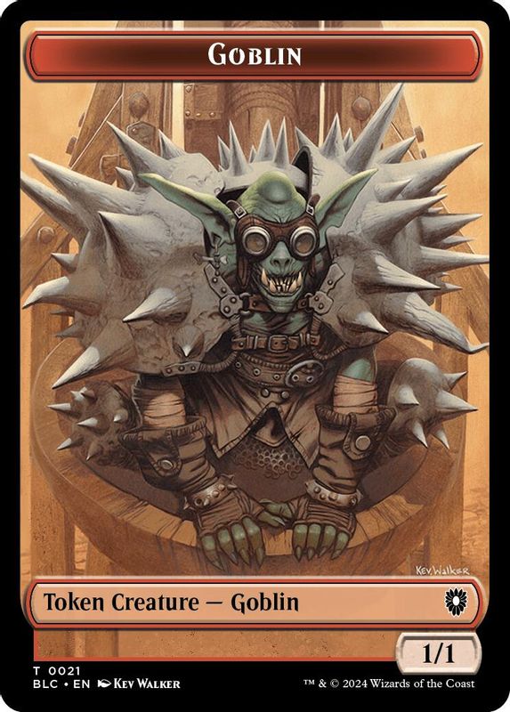 Goblin // Thopter Double-Sided Token - 21 // 39 - Token