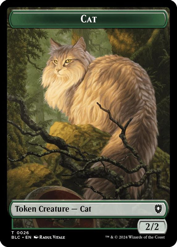 Cat // Beast (025) Double-Sided Token - 26 // 25 - Token