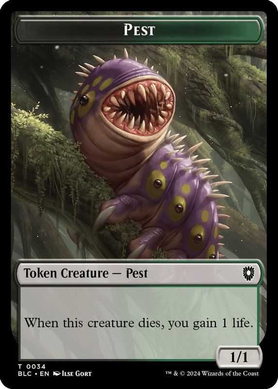 Pest // Shapeshifter Double-Sided Token - 34 // 15 - Token