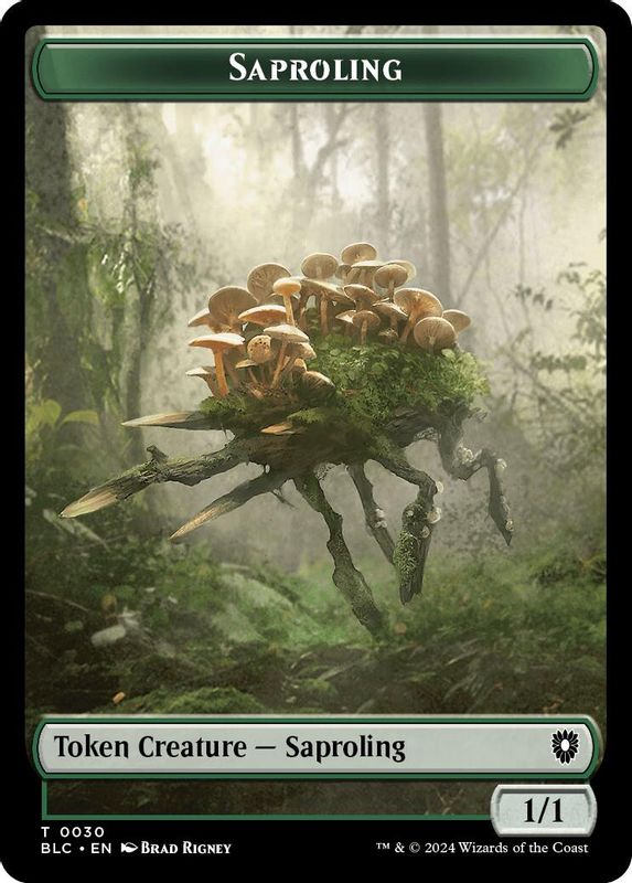 Saproling // Treasure Double-Sided Token - 30 // 29 - Token