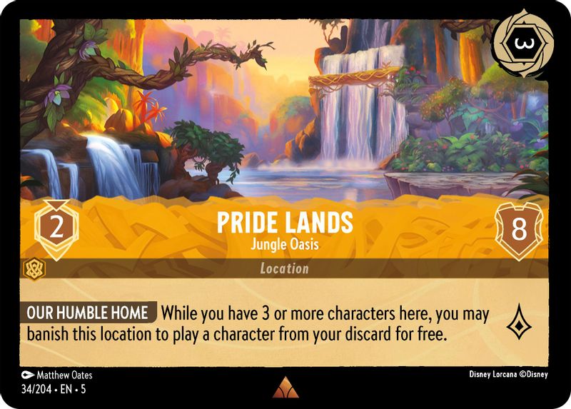 Pride Lands - Jungle Oasis - 34/204 - Rare