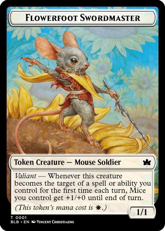 Flowerfoot Swordmaster Token - 1 - Token