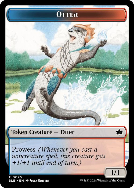 Otter // Thornplate Intimidator Double-Sided Token - 25 // 16 - Token