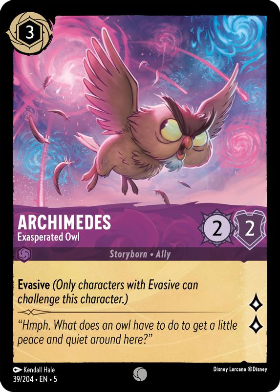 Archimedes - Exasperated Owl - 39/204 - Common