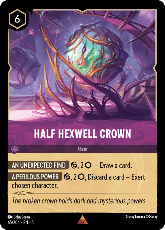 Half Hexwell Crown - 65/204 - Rare