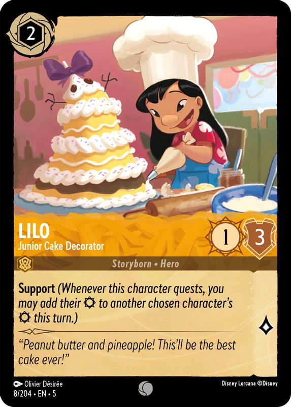 Lilo - Junior Cake Decorator - 8/204 - Common