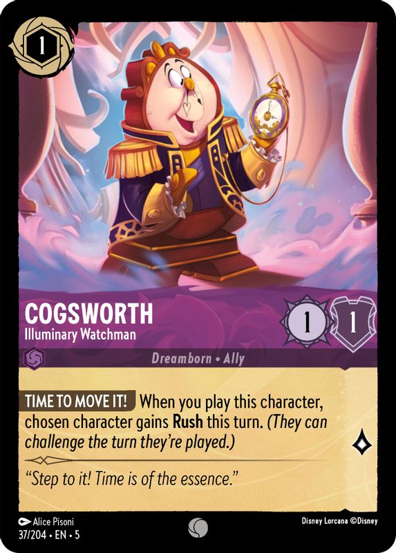 Cogsworth - Illuminary Watchman - 37/204 - Common