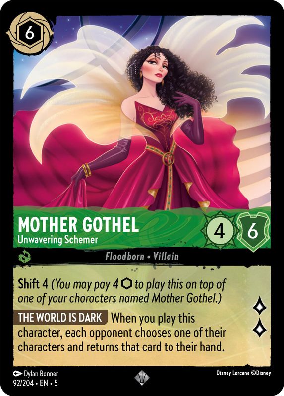 Mother Gothel - Unwavering Schemer - 92/204 - Super Rare