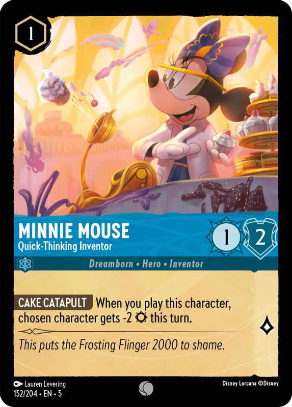 Minnie Mouse - Quick-Thinking Inventor - 152/204 - Common