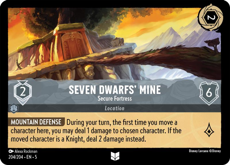 Seven Dwarfs' Mine - Secure Fortress - 204/204 - Uncommon