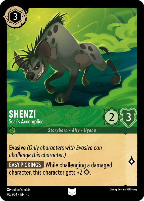 Shenzi - Scar's Accomplice - 70/204 - Uncommon