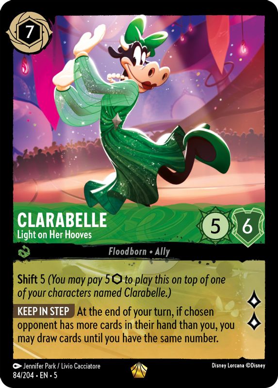 Clarabelle - Light on Her Hooves - 84/204 - Legendary