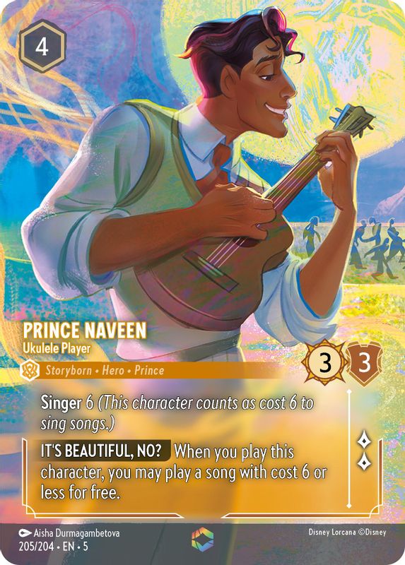 Prince Naveen - Ukulele Player (Enchanted) - 205/204 - Enchanted