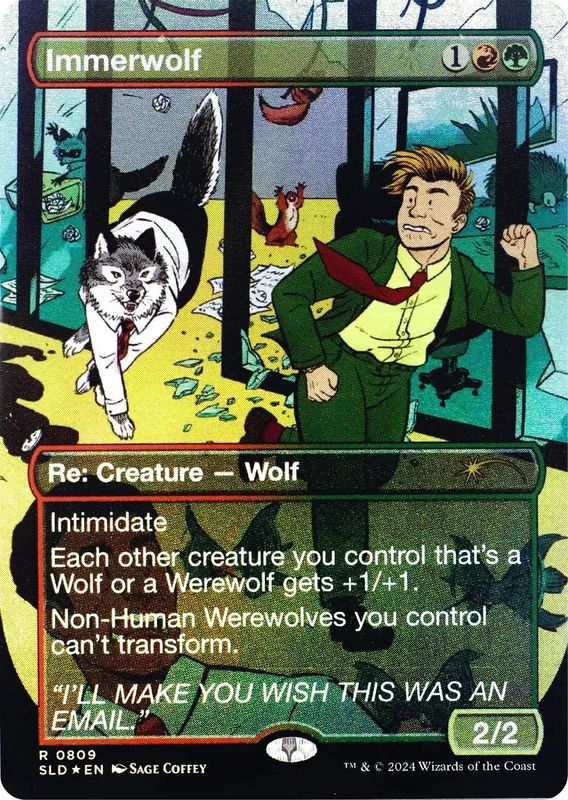 Immerwolf (Rainbow Foil) - 809 - Rare