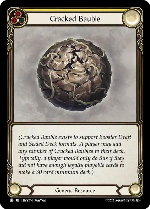 Cracked Bauble - HVY244 - Token