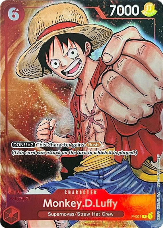 Monkey.D.Luffy (Premium Card Collection -BANDAI CARD GAMES Fest. 23-24 Edition-) - P-001 - Promo