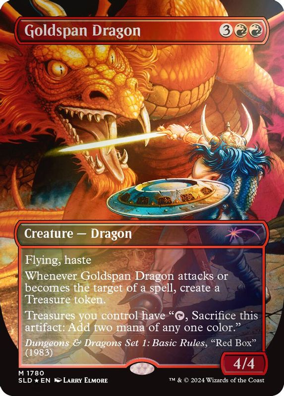 Goldspan Dragon (Rainbow Foil) - 1780 - Mythic