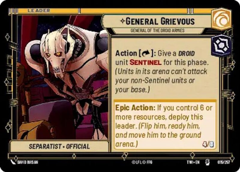 General Grievous - General of the Droid Armies - 015/257 - Special