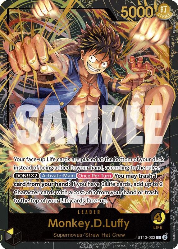 Monkey.D.Luffy (Premium Card Collection -Leader Collection-) - ST13-003 - Leader