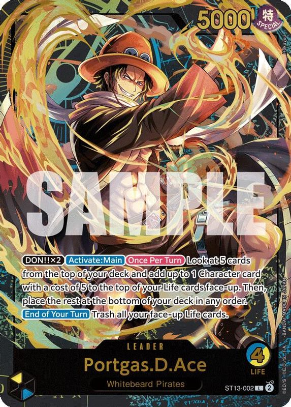 Portgas.D.Ace (Premium Card Collection -Leader Collection-) - ST13-002 - Leader