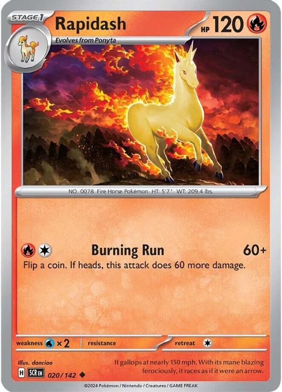 Rapidash - 020/142 - Uncommon