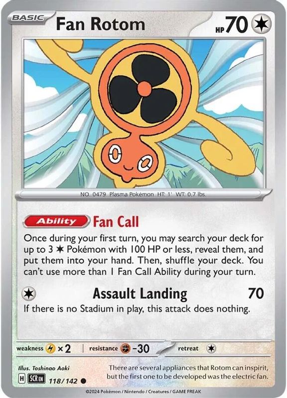 Fan Rotom - 118/142 - Common