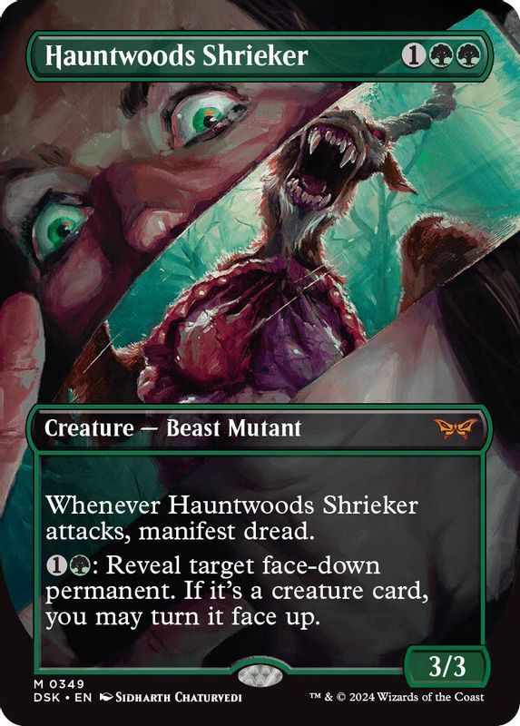 Hauntwoods Shrieker (Borderless) - 349 - Mythic