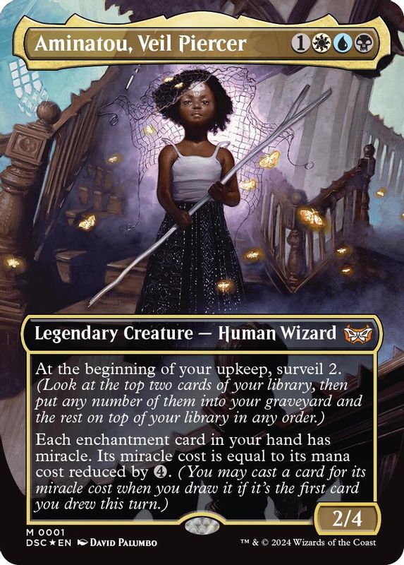 Aminatou, Veil Piercer (Borderless) - 1 - Mythic