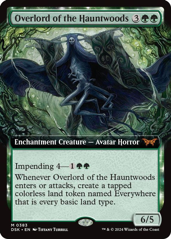 Overlord of the Hauntwoods (Extended Art) - 383 - Mythic