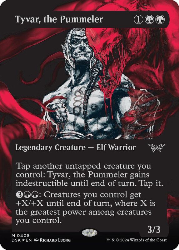 Tyvar, the Pummeler (Showcase) (Textured Foil) - 408 - Mythic