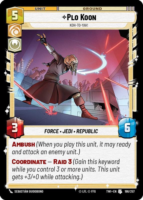 Plo Koon - Koh-to-yah! - 196/257 - Uncommon