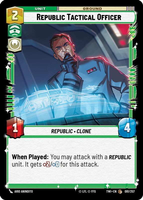 Republic Tactical Officer - 091/257 - Uncommon