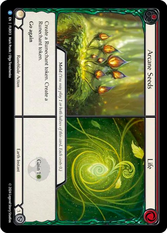 Arcane Seeds <> Life - FLR013 - Rare