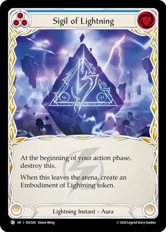 Sigil of Lightning - OSC026 - Common