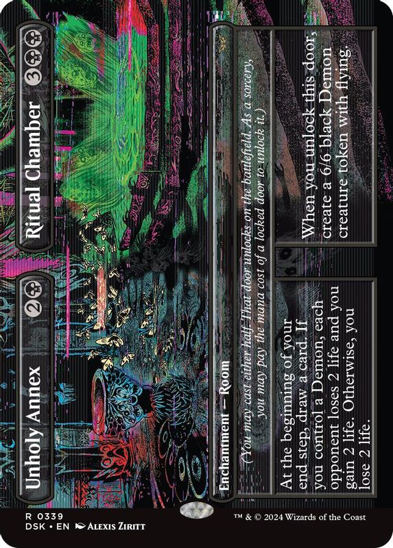 Unholy Annex // Ritual Chamber (Borderless) - 339 - Rare