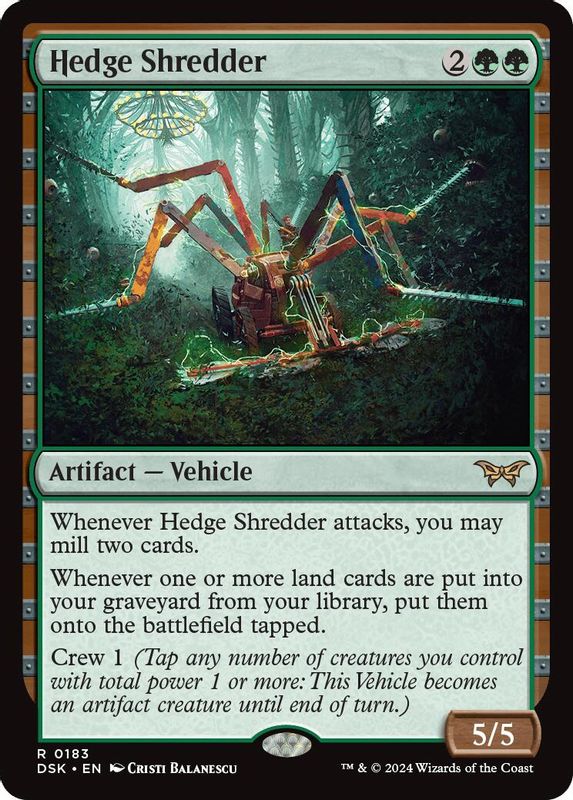 Hedge Shredder - 183 - Rare