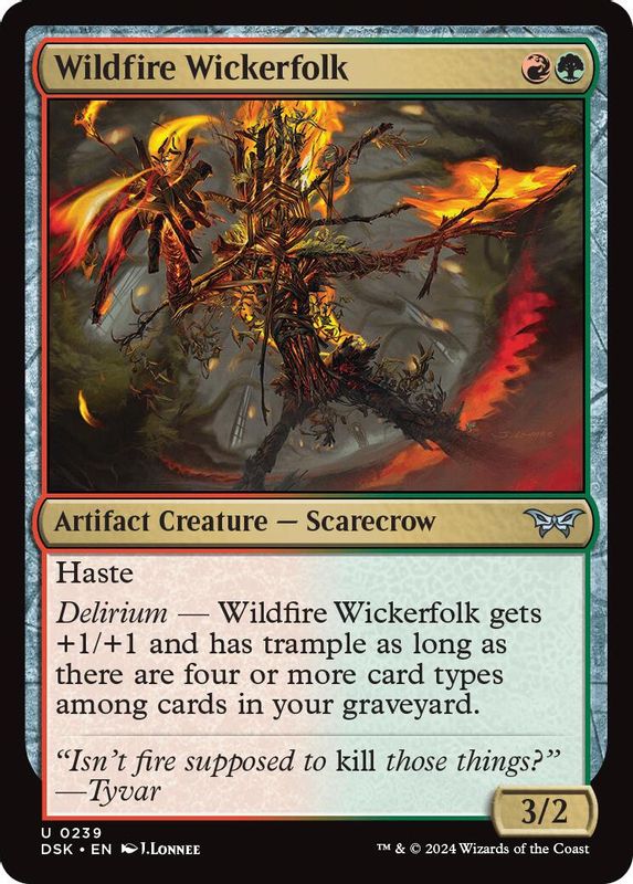 Wildfire Wickerfolk - 239 - Uncommon