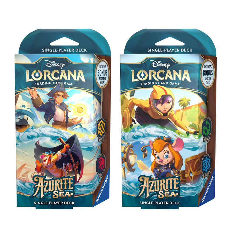 Disney Lorcana: Azurite Sea Starter Deck [Set of 2] (Pre-Order)