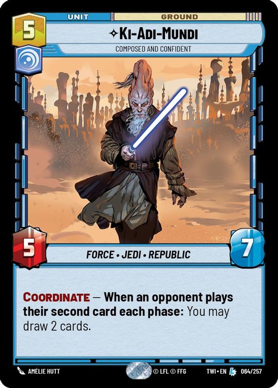 Ki-Adi-Mundi - Composed and Confident - 064/257 - Legendary