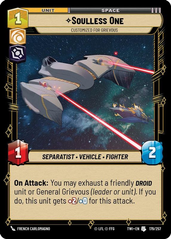 Soulless One - Customized for Grievous - 179/257 - Uncommon