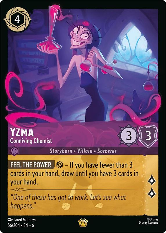 Yzma - Conniving Chemist - 56/204 - Legendary