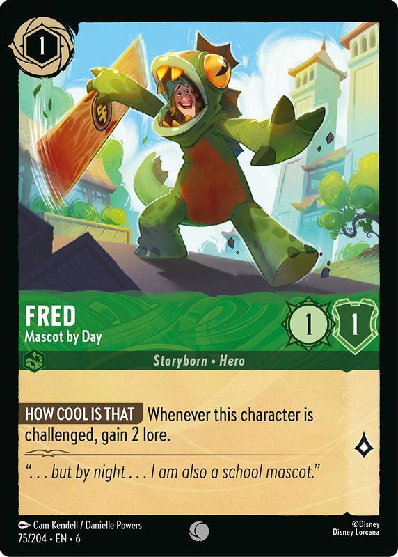 Fred - Mascot by Day - 75/204 - Common