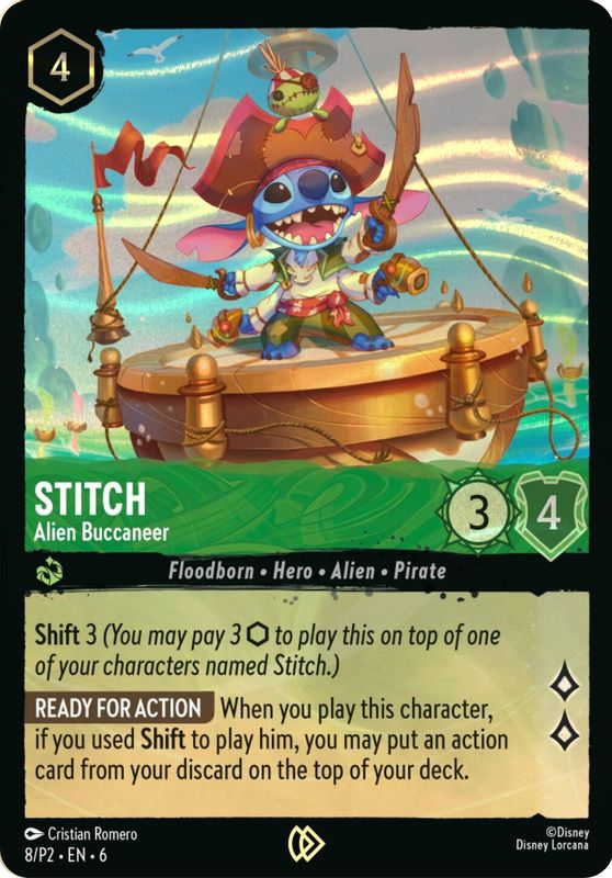 Stitch - Alien Buccaneer (Stitch Collector's Gift Set Promo) - 8 - Promo