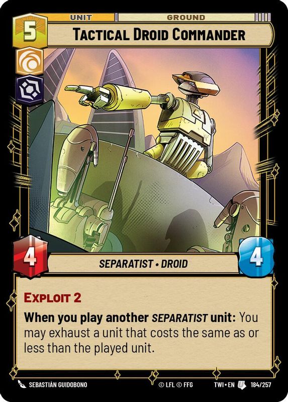 Tactical Droid Commander - 184/257 - Uncommon