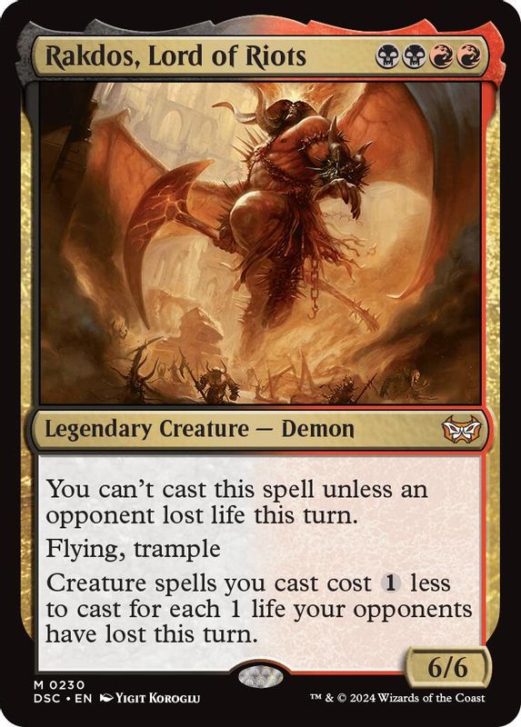 Rakdos, Lord of Riots - 230 - Mythic