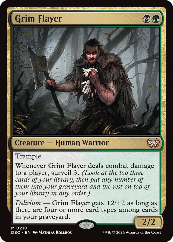 Grim Flayer - 218 - Rare