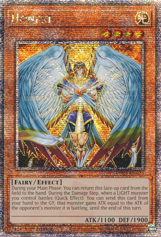 Honest (Quarter Century Secret Rare) - MP24-EN023 - Quarter Century Secret Rare