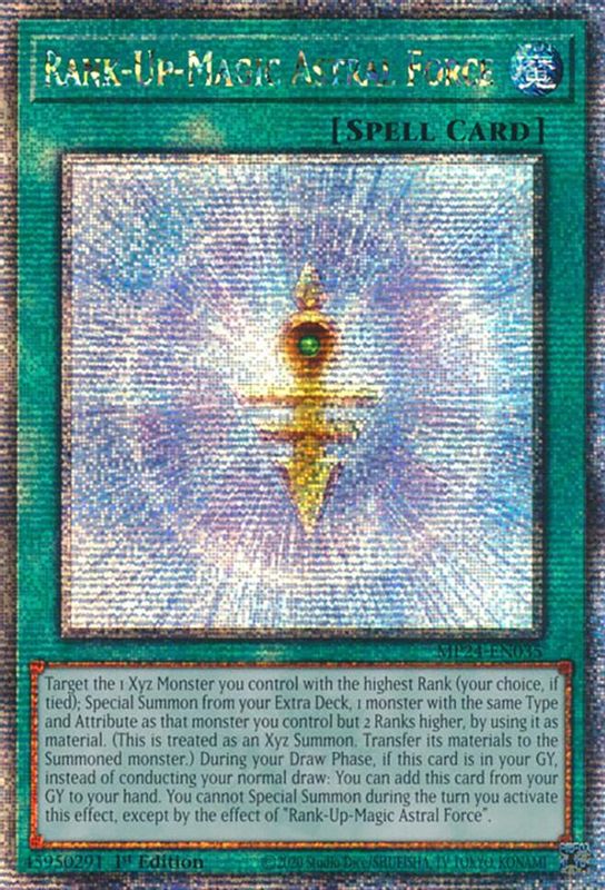 Rank-Up-Magic Astral Force (Quarter Century Secret Rare) - MP24-EN035 - Quarter Century Secret Rare